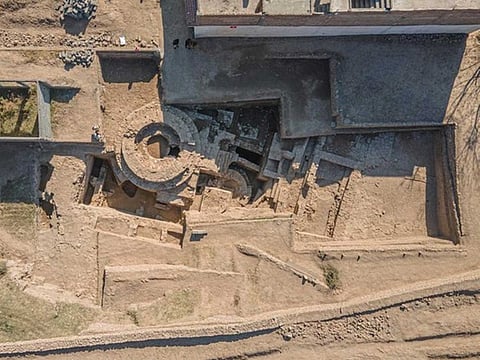Archaeologists in Pakistan’s Swat Valley unearthed a 2,000-year-old Buddhist temple in December 2021.