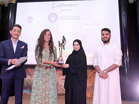 Students from University of Dubai have won an award for developing 'Generous DXB Smart Refrigerator' to to ensure food safety.