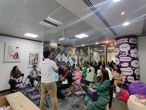 A Uni Hawk counselling session for students and their parents