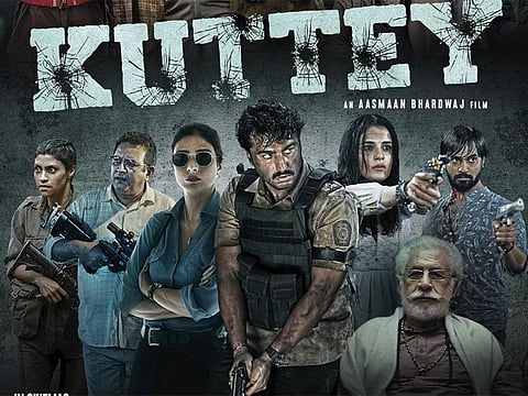 The poster for 'Kuttey'