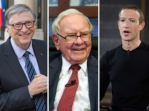 Bill Gates (left), Warren Buffett (center), Mark Zuckerberg (right): The early success of billionaires like Zuckerberg and Gates is certainly not the norm. Warren Buffett's goal as a kid was to become a millionaire by the time he was 30. And he did it.