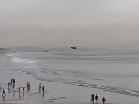 Video: Plane crash-lands on California beach, 1 dead