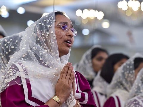 Christmas mass at Mar Thoma Parish in Dubai