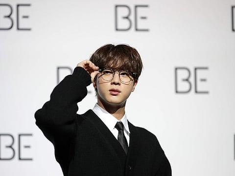 Jin, a member of South Korean K-pop band BTS, tested positive for the virus on Saturday