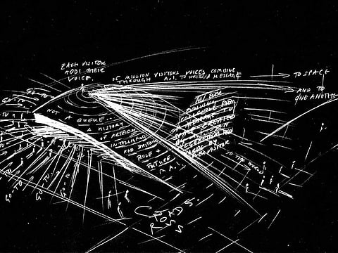 Es Devlin UK Pavilion Concept Sketch