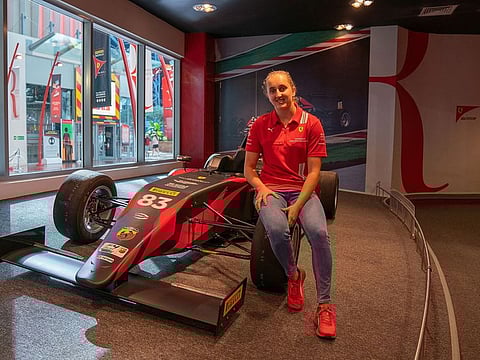 Maya Weug at Ferrari World Abu Dhabi
