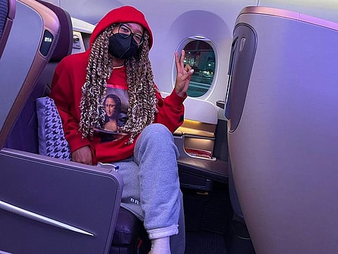 Naomi Osaka on her way to Australia