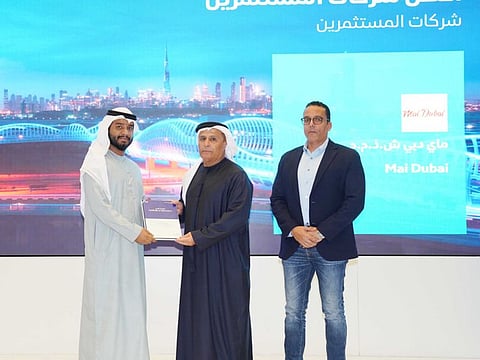 Mattar Al Tayer, RTA director-general and chairman of the Board of Executive Directors, during the ceremony to honour the best suppliers and investors for infrastructure and transportation projects