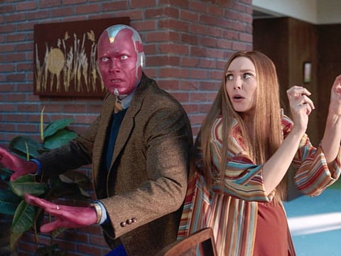 A still from 'WandaVision'.