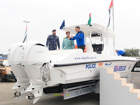 The boat is wirelessly linked with the police operations room