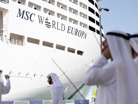 The vessel began its new winter season with a 4-night sail from Doha to Dubai.