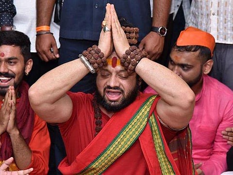 Kalicharan Maharaj said: “Gandhi destroyed the country ... salutations to Nathuram Godse, who killed him.’’