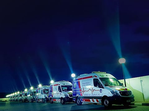 Fourteen emergency vehicles and a team of 35 emergency personal will be deployed at Ras Al Khaimah’s Al Marjan Island to support the New Year Eve’s celebrations.