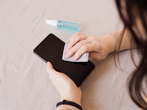 Researchers have recommended the regular sanitisation of devices with appropriate wipes to remove bacteria.