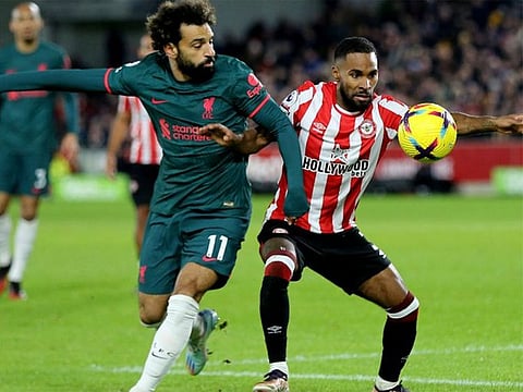 Mohamed Salah's superb pass unhinged the Brentford defence and Nunez looked certain to end his barren run when he rounded David Raya.