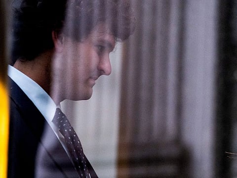 Cryptocurrency entrepreneur Sam Bankman-Fried arrives for an appearance at Manhattan federal court in New York