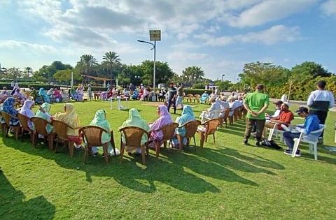 The guests were treated to a day out at Al Mamzar Beack Park in Dubai
