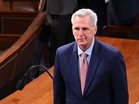 McCarthy ruled out immediate cuts for Social Security and Medicare, including an increase in the retirement age for benefits.