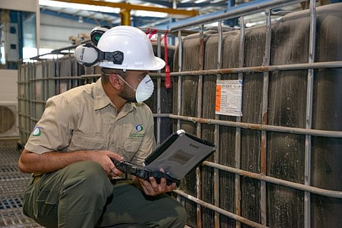 During an inspection by Environment Agency – Abu Dhabi