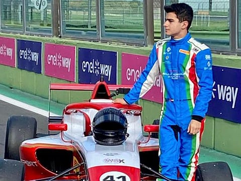 Rashid Al Dhaheri will make his car racing debut in the Italian Formula 4 Championship next April.
