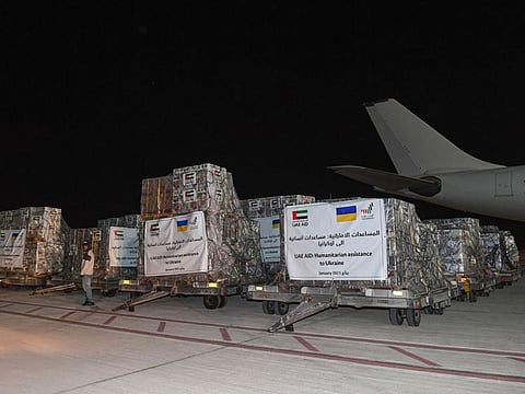 UAE has sent 2nd consignment of household generators for civilians affected by energy crisis in Ukraine.