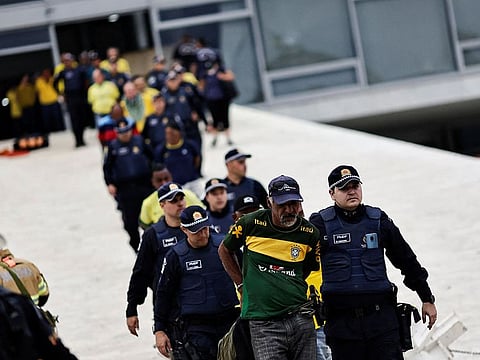 Supporters of Brazil's former President Jair Bolsonaro were detained.