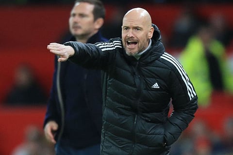 Manchester United manager Erik ten Hag.