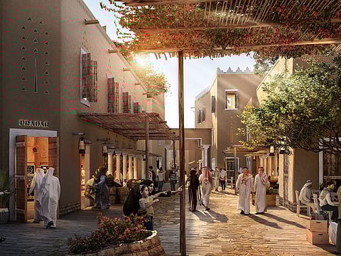 The Diriyah Gate Development Authority spent $7.5 billion last year building out infrastructure at the 14 square-kilometer project.