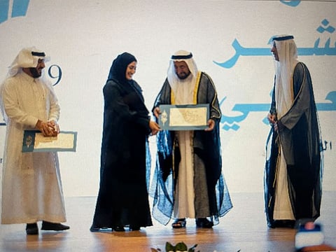 His Highness Sheikh Dr Sultan bin Mohammed Al Qasimi honoured 11th Sharjah Award for Arabic Poetry winners and also winners of the Sharjah Award for Arab Poetry Criticism.