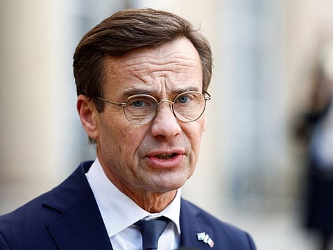 Swedish Prime Minister Ulf Kristersson (File photo)