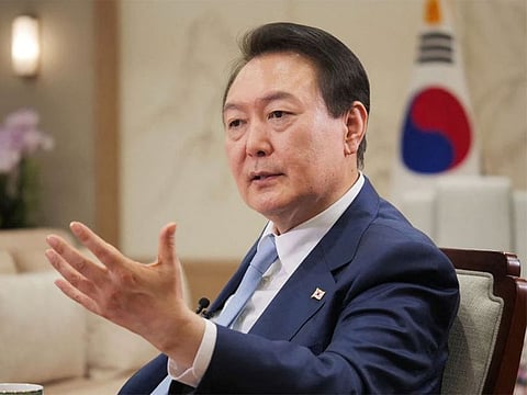 South Korean President Yoon Suk-Yeol, who arrived on state visit to the UAE on Saturday, said that bilateral talks during his visit would focus on four key areas, such as nuclear power plants, energy, investment, and defense industry.