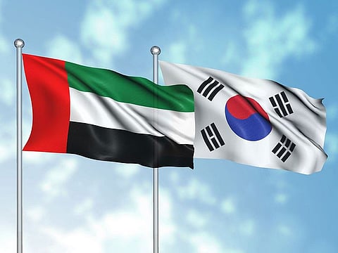The South Korean President is in the UAE on a state visit