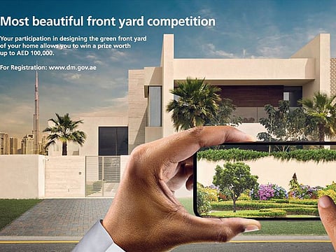 Dubai Municipality has launched the registration for the Most Beautiful Green Front Yard Competition