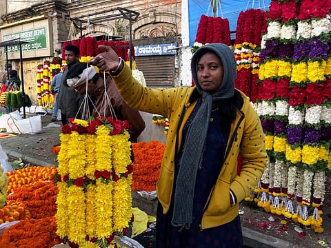 Apart from vendors, hawkers and wholesalers, the flower bazaar supports hundreds of hundreds of families in their livelihood.