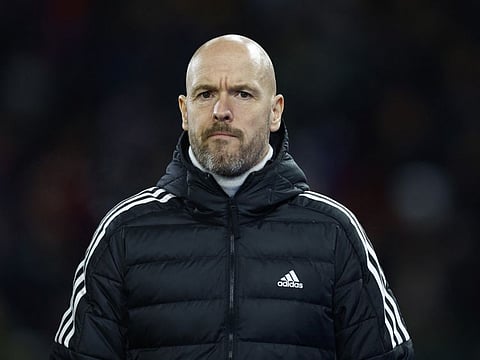 Manchester United manager Erik ten Hag before the match against Crystal Palace on Wednesday.