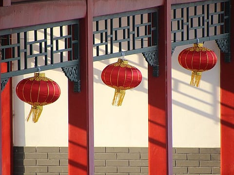 Chinese lanterns are well-recognised decorations during festivities