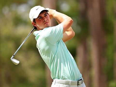 Davis Thompson (US) holds a two shot lead from Jon Rahm (Spain) after round two on the PGA Tour.