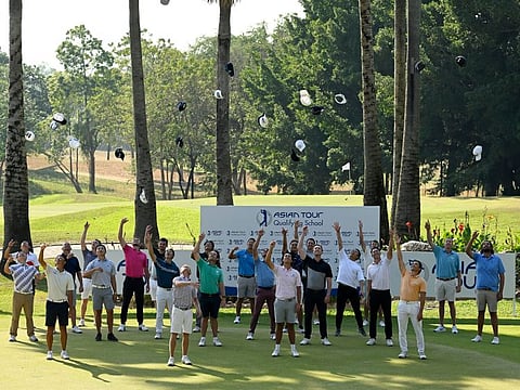 A total of 35 players secured playing rights on the Asian Tour