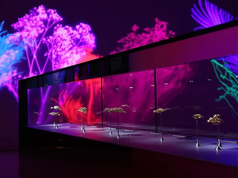 Van Cleef & Arpels’ ‘Time, Nature, Love’ exhibition runs until April 15 at the National Museum of Saudi Arabia in Riyadh.