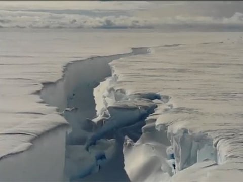 The British Antarctic Survey (BAS) said the formation of the new iceberg was not due to climate change.