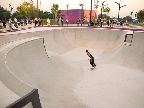 Over 450 skateboarders from all over the globe, including all 12 medal winners from the 2020 Tokyo Games, will compete across both events – which are a first for the UAE and the wider Middle East.