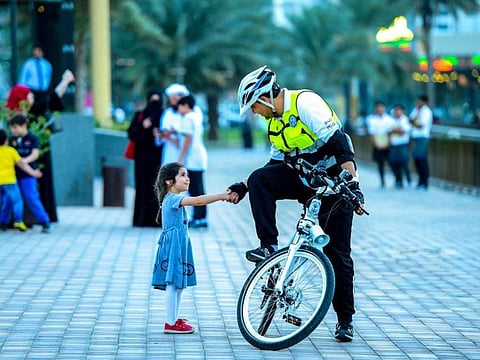 Al Buhairah police Station’ launches ‘Security Bicycle Patrol’ campaign to ensure public safety in the neighbourhood in efficient manner