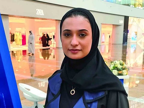 Sergeant Nouf Al,Harmoodi, Information Technology expert with Sharjah Police, urges residents not to hesitate to report cases of cyber blackmail