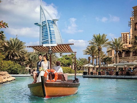 Dubai offers a multitude of stunning backdrops and world-famous landmarks for wedding celebrations, including the Burj Khalifa, Dubai Frame, Museum of the Future and Ain Dubai, as well as a broad portfolio of luxury hotels and resorts
