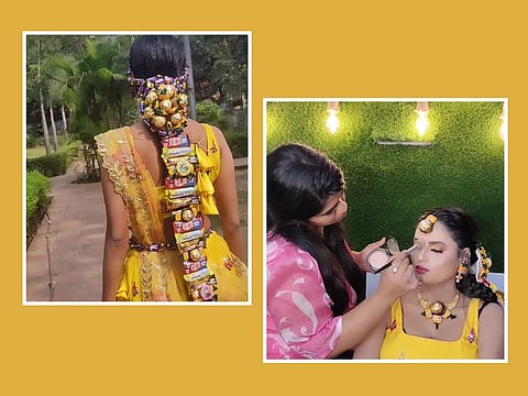 Bridal hairdo with chocolates goes viral