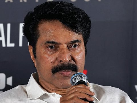 South Indian actor Mammootty in Dubai