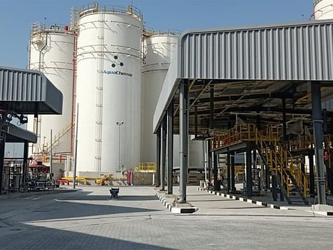 AquaChemie is going upstream and downstream at its facility in Jebel Ali.