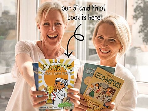 The Dubai-based Scottish expat Colette Barr and her latest release, The Eco-heroes Exhausts Some Energy, the fifth and last book in the Eco-heroes series, have become the talk of the town
