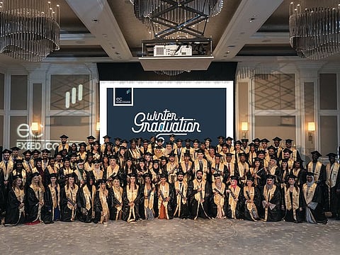 Exeed College's Class of 2022 at their graduation ceremony