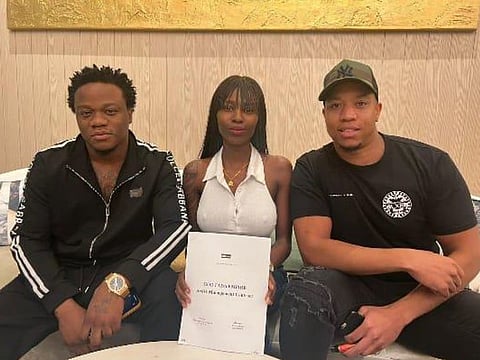 As per the contract signed, Godfada Empire will be managing the music management of Fiyhona which also includes her music albums, shows, tours and events.